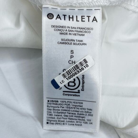 Athleta Sojourn Pleated Tank Top size Small - Picture 8 of 10